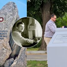 Otkrivanje spomen-ploče Anti Premužiću